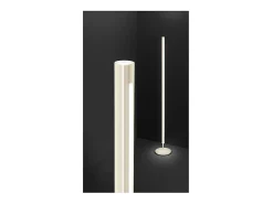 Ray - Lámpara de pie LED regulable de 25 W, 3000 K, 2000 lm, 160 cm de alto, interruptor de pie - Perenz - Blanco Hot