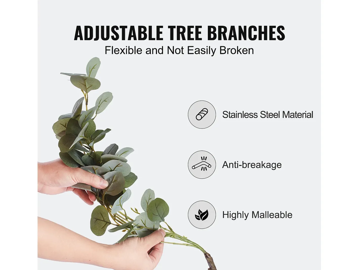 Online Árbol Artificial SucceBuy 181 cm, Planta Artificial PE, para Casa Oficina Centros Comerciales Interior Exterior Verde