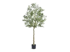 Planta Artificial-Árbol Artificial SucceBuy 179 cm, Planta Artificial PE, para Casa Oficina Centros Comerciales Interior Exterior Verde