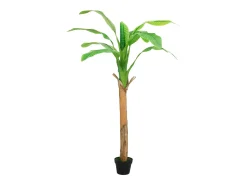 Árbol bananero artificial con macetero 180 cm ES726471 Verde Discount
