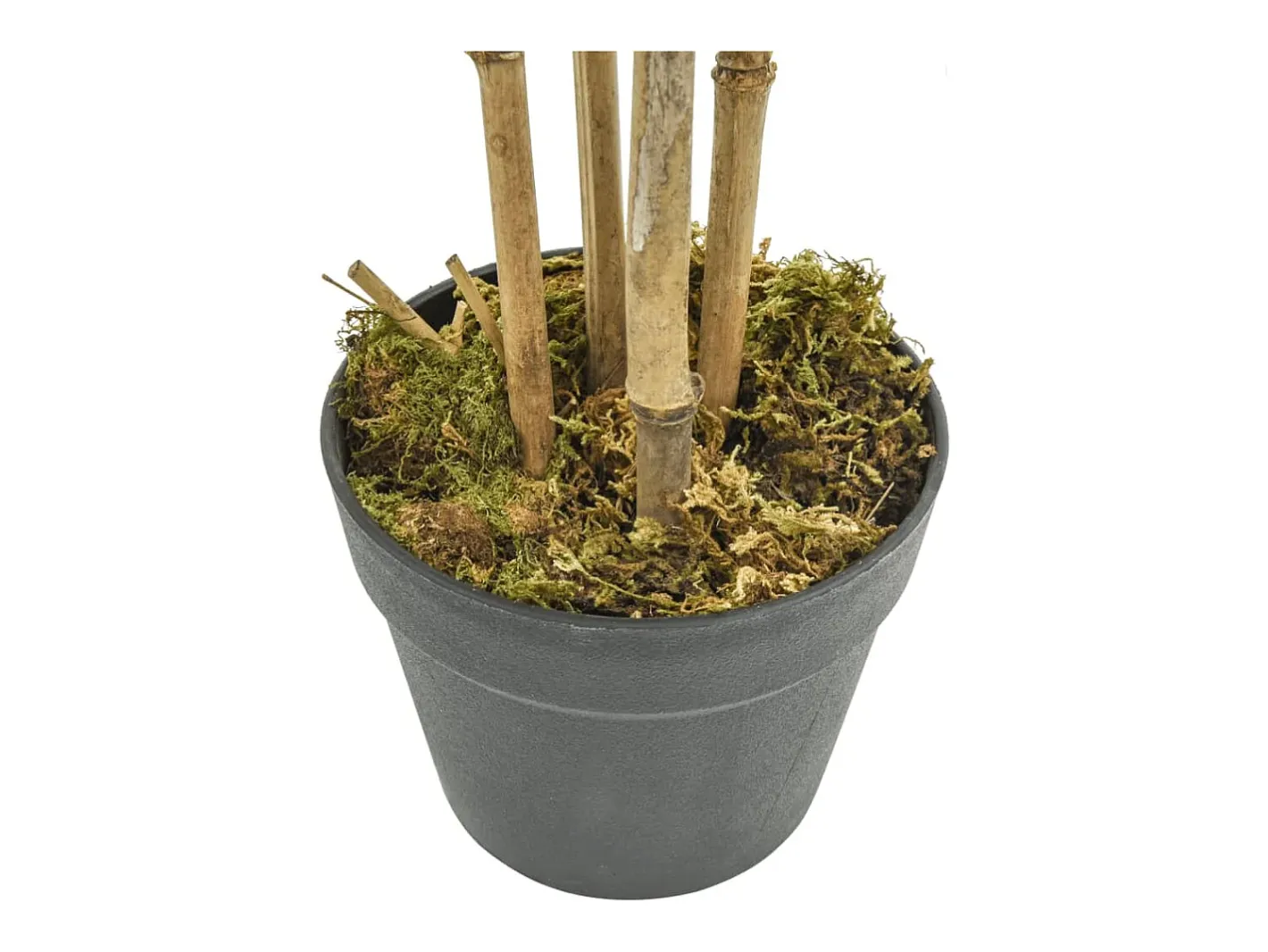 Árbol de bambú artificial con 552 hojas 120 cm ES497722 Verde Clearance