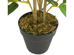 Árbol de bambú artificial con 368 hojas 80 cm ES358939 Verde Clearance