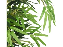 Árbol de bambú artificial con 1095 hojas 150 cm ES999596 Verde Clearance