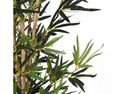Árbol de bambú artificial con 1104 hojas 180 cm ES112338 Verde Hot