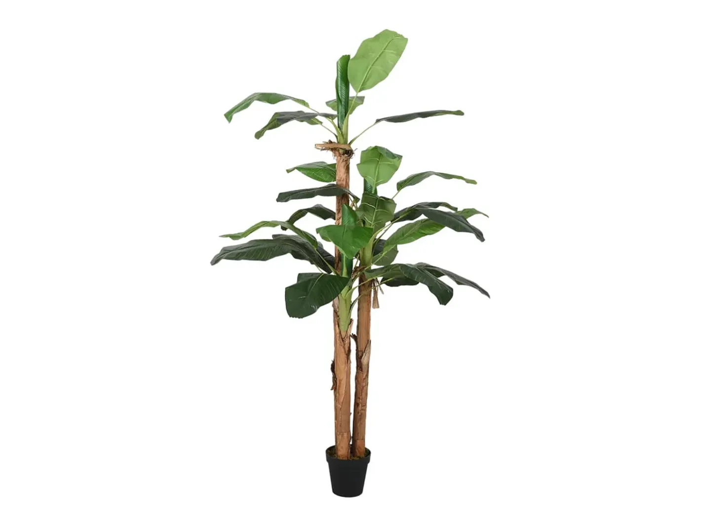 Planta Artificial-Árbol de plátano artificial 18 hojas 150 cm ES944650 Verde