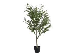 OZAIA Árbol, planta, arbusto artificial olivo- Alt. 120 x D.40 cm- HUESCA Verde Clearance