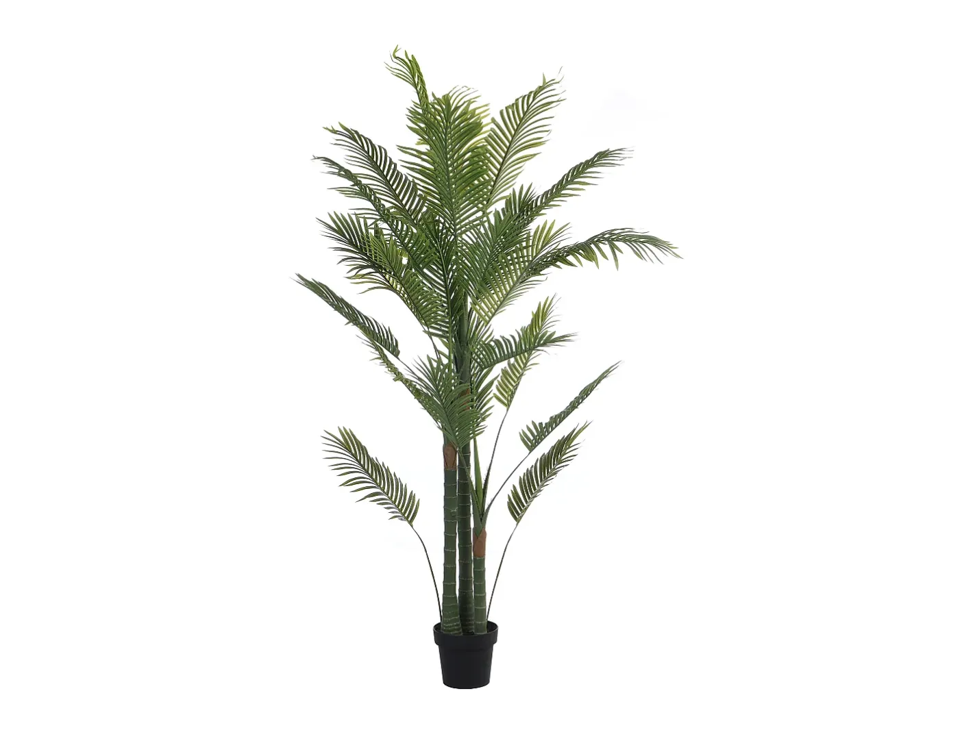 OZAIA Planta Artificial-Árbol, planta, arbusto artificial palmera - Alt. 190 x Ancho 80 cm - - COCONUT Verde