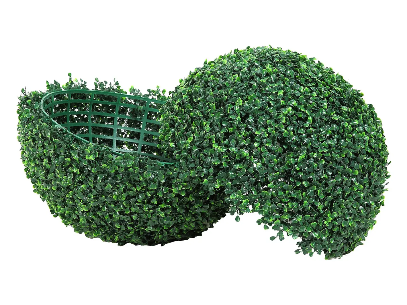 Planta Artificial-Árbol Topiario Artificial SucceBuy de 40,6 cm, Bola Topiaria Artificial, Plantas s Artificiales para Decoración de Interiores y Exteriores Verde