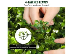 Árbol Topiario Artificial SucceBuy Árbol Topiario Artificial en Espiral de 1,2 m, Resistente a Los Rayos UV, Ideal para Decoración de Interiores y Exteriores. Verde Clearance