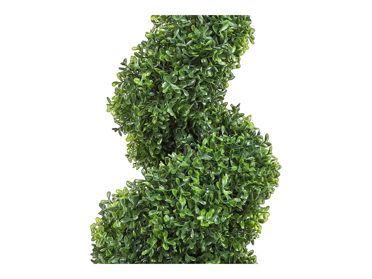 Árbol Topiario Artificial SucceBuy Árbol Topiario Artificial en Espiral de 1,2 m, Resistente a Los Rayos UV, Ideal para Decoración de Interiores y Exteriores. Verde Clearance