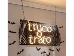 New Ledkia Rejilla de Metal para Letras de Neón Negro