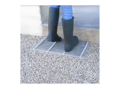 Best Guillouard Rejilla de pie de acero galvanizado 60 x 30 cm Gris