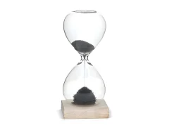 Kikkerland Reloj de arena magnético de 1 minuto Transparente