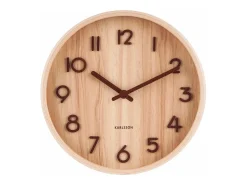 KARLSSON Reloj de madera Pure 22 cm Beige Outlet