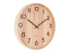 PRESENT TIME Reloj de madera Pure 40 cm Color natural claro Sale