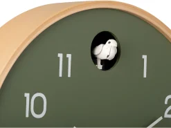 Outlet KARLSSON Reloj de pared Cuco Natural - jungla - Ø31,5cm Verde