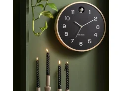 KARLSSON Reloj De Pared-Reloj de pared Cuco Natural - - Ø31,5cm Negro