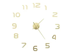 Reloj de pared 3D con diseño moderno 100 cm XXL ES592508 Dorado Clearance
