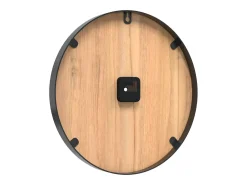 Reloj de pared de hierro y madera de ingeniería marrón Ø39 cm ES318995 Marru00f3n Best