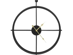 Best Reloj de pared de hierro 52 cm ES511616 Negro