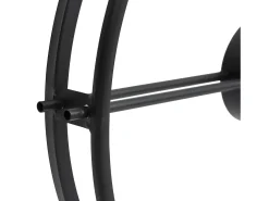 Best Reloj de pared de hierro 52 cm ES511616 Negro