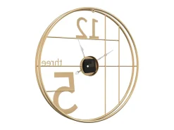Reloj de pared de hierro Ø50 cm ES121401 Dorado Clearance