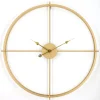 OZAIA Reloj De Pared-Reloj de pared de metal - D. 80 cm - - NEWPORT Dorado