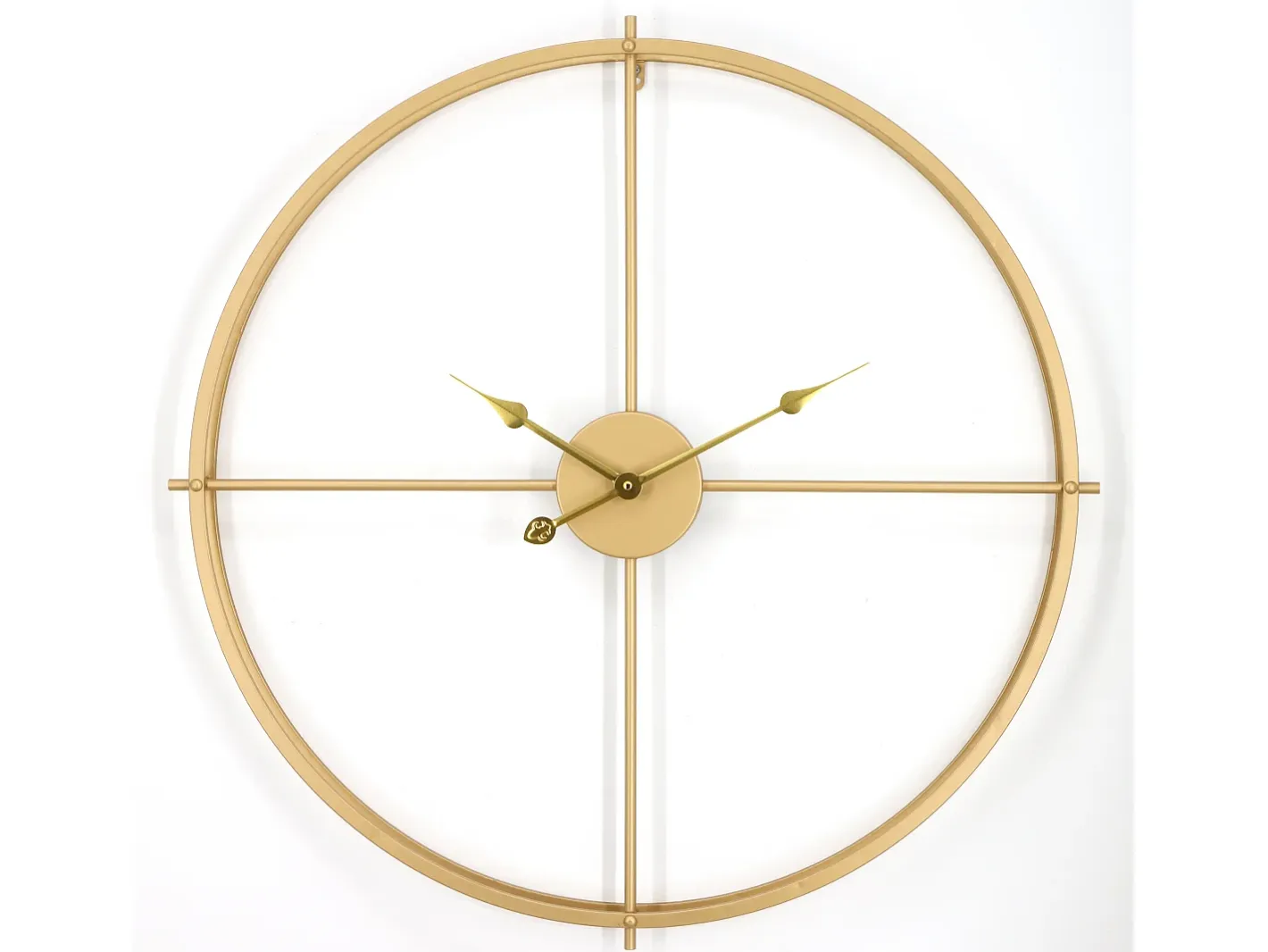 OZAIA Reloj De Pared-Reloj de pared de metal - D. 80 cm - - NEWPORT Dorado