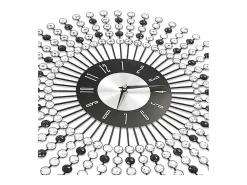 Clearance Reloj de pared de metal 43 cm ES775590 Negro