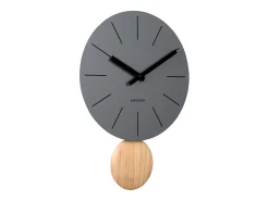 KARLSSON Reloj De Pared-Reloj de pared de péndulo Arlo - oscuro Gris