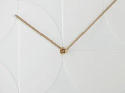 PRESENT TIME Reloj De Pared-Reloj de pared Echelon Circular - - Ø40cm Blanco