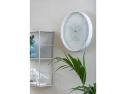 PRESENT TIME Reloj De Pared-Reloj de pared Echelon Circular - - Ø40cm Blanco