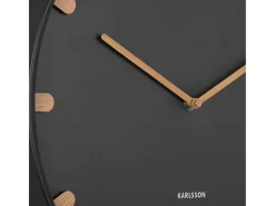PRESENT TIME Reloj De Pared-Reloj de pared Grace - - Ø40cm Negro