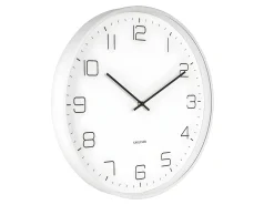 Discount KARLSSON Reloj de pared Lofty - - Ø40cm Blanco