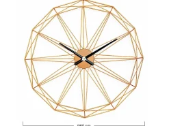 Sale THINIA HOME Reloj de Pared Moderno Ø80cm Dorado