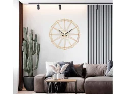 Sale THINIA HOME Reloj de Pared Moderno Ø80cm Dorado