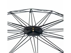 THINIA HOME Reloj de Pared Moderno Ø60cm Negro Online