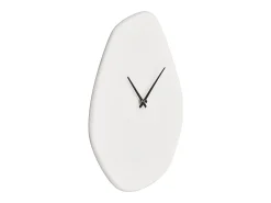 House Nordic Reloj De Pared-Reloj de pared orgánico de Viena, cemento blanquecino, 28 x 33 cm Multicolor