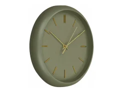 Sale ebuy24 Reloj de pared Rossano movimiento silencioso Ø 30 cm Verde