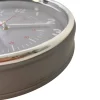Reloj De Pared-Reloj de pared Second plata/gris Ø29 cm Plateado