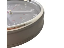 Reloj De Pared-Reloj de pared Second plata/gris Ø29 cm Plateado