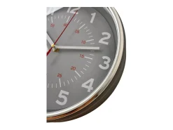Reloj De Pared-Reloj de pared Second plata/gris Ø29 cm Plateado