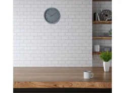 New Reloj de pared Sintra diseño redondo Ø30 cm Gris