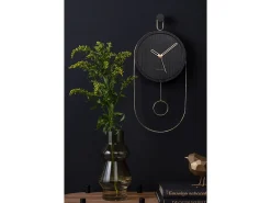 KARLSSON Reloj de pared Swing Pendulum - - Ø20cm Negro New