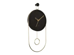 KARLSSON Reloj de pared Swing Pendulum - - Ø20cm Negro New