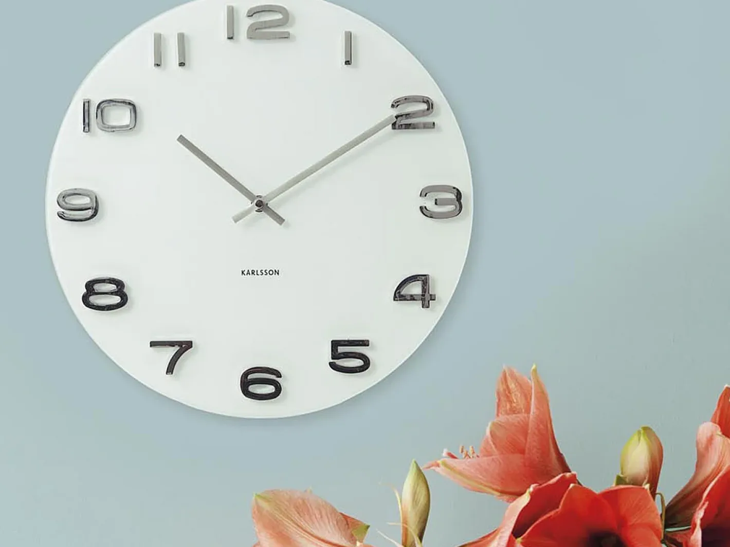 KARLSSON Reloj De Pared-Reloj de pared Vintage Redondo - - Ø35cm Blanco