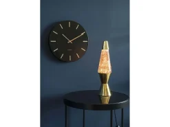 Outlet KARLSSON Reloj moderno de metal Charm 30 cm Negro