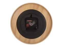 Hot PRESENT TIME Reloj redondo de madera Pure 22 cm Negro