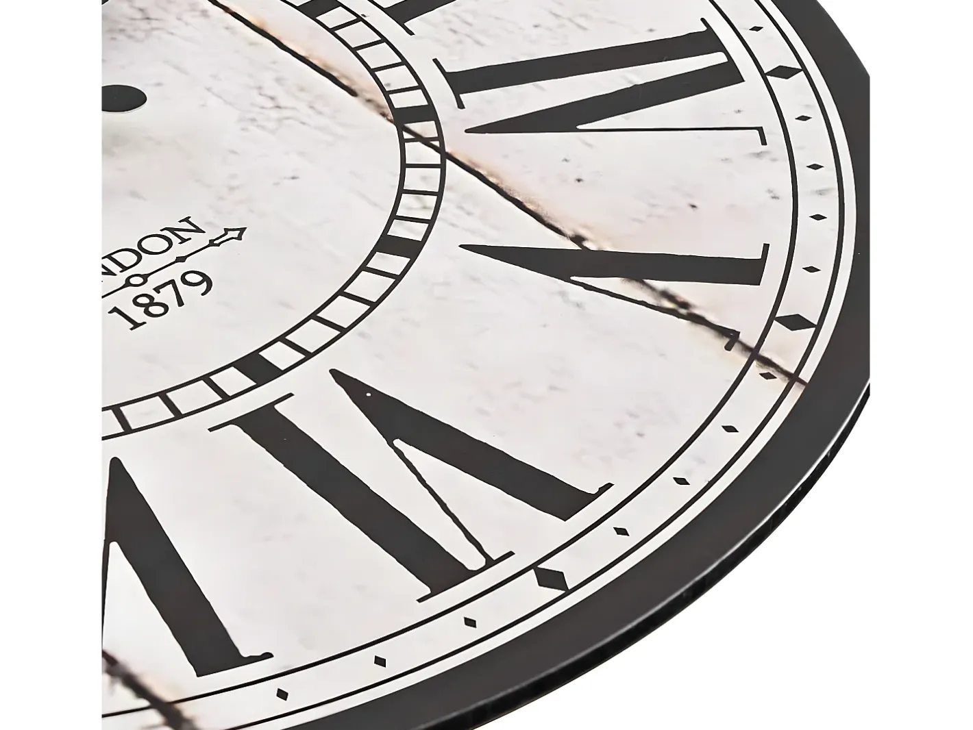 Reloj vintage de pared London 30 cm ES223219 Blanco