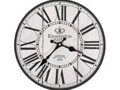 Reloj vintage de pared London 30 cm ES223219 Blanco